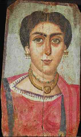 A Woman, er Rubayat, AD 170-190 (Wien, Kunsthistorisches Museum, X 301)